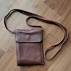 Stylish Brown Leather Crossbody Bag